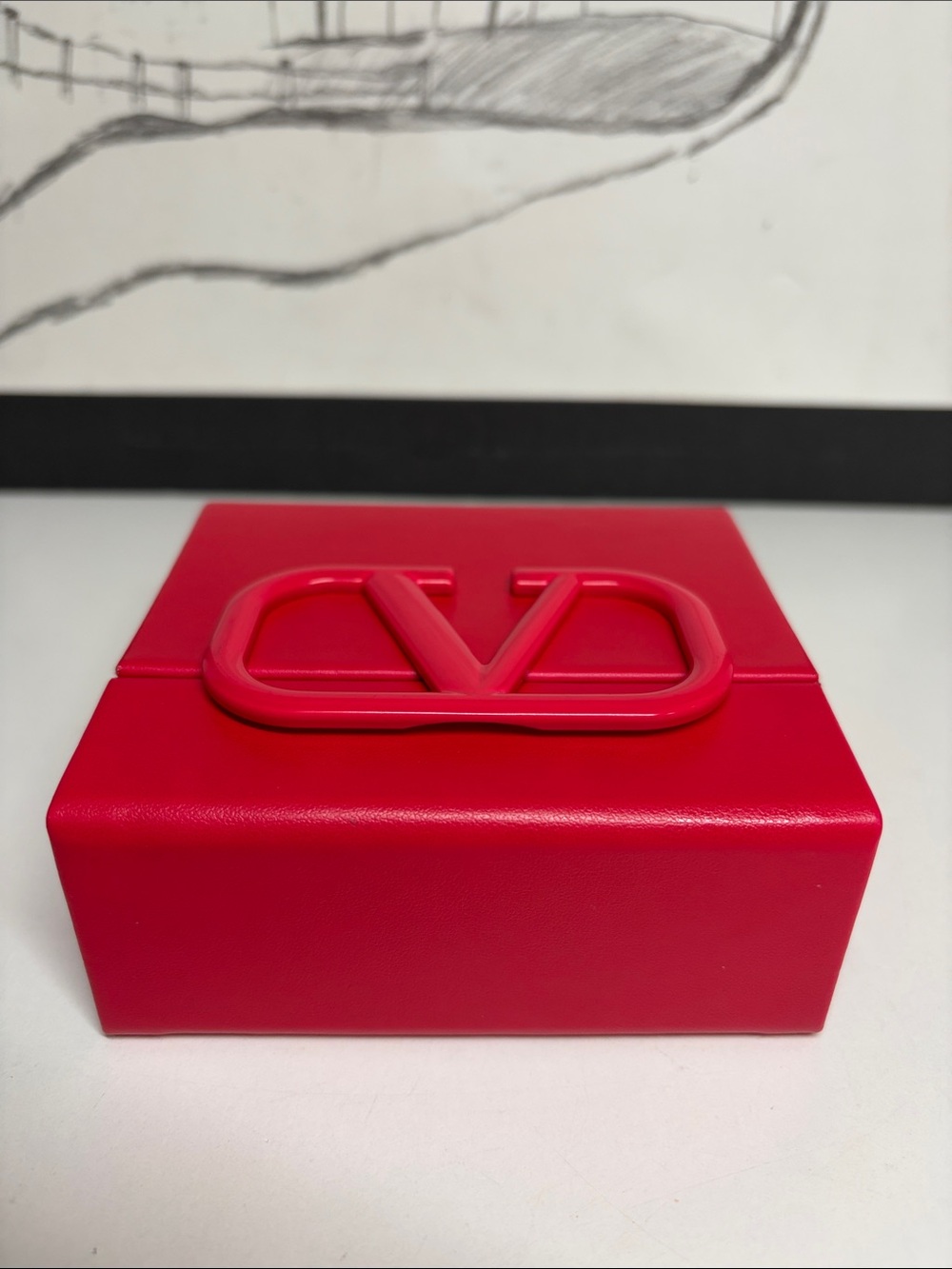 Valentino - Rosso Valentino Lipstick Couture Clutch Empty  Box